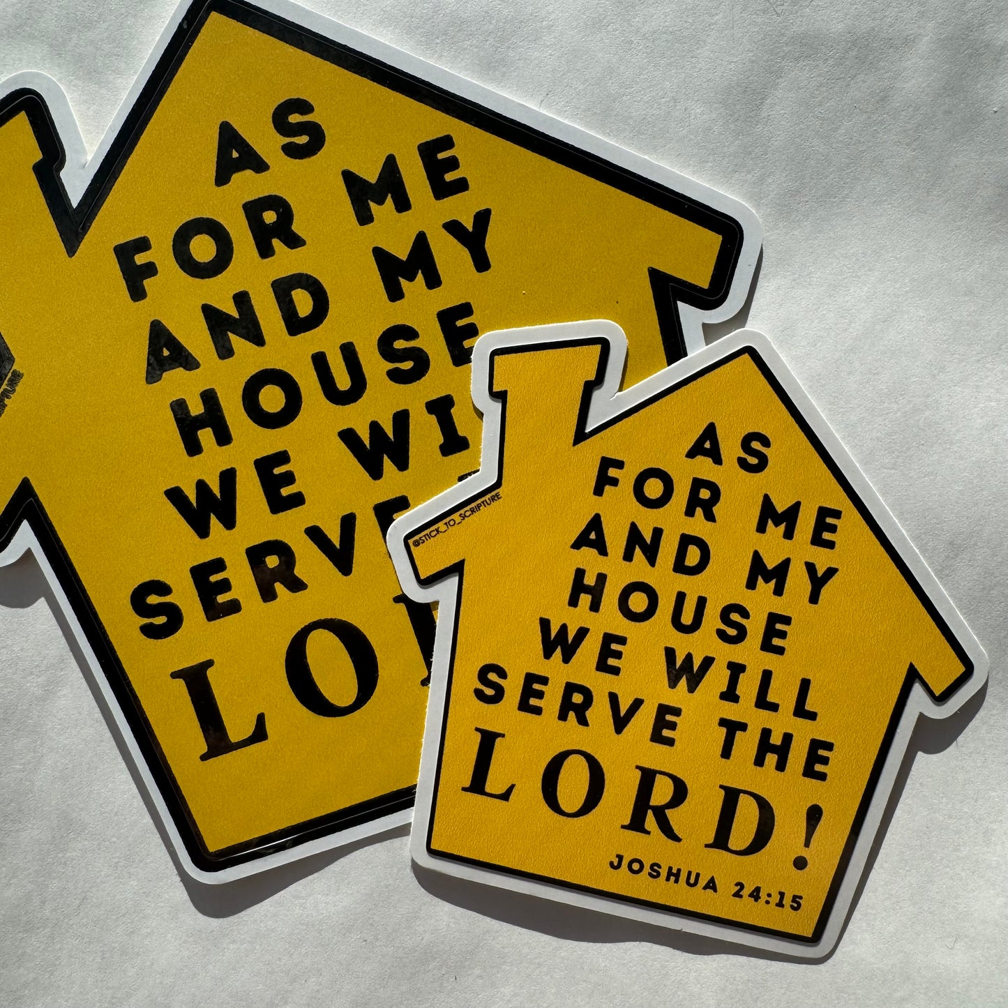 As For Me and My House - Joshua 24:15