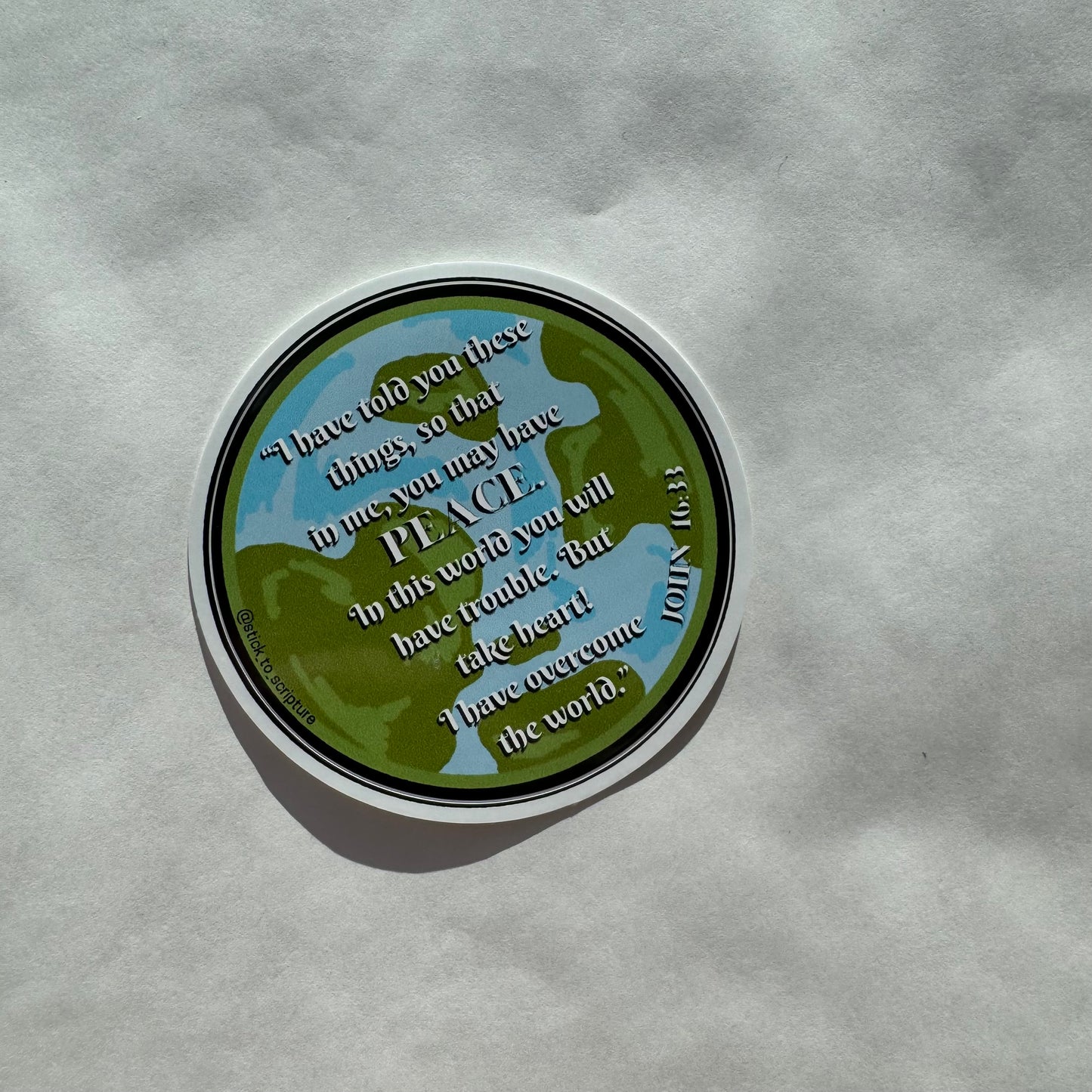 Overcomer - John 16:33 - Sticker