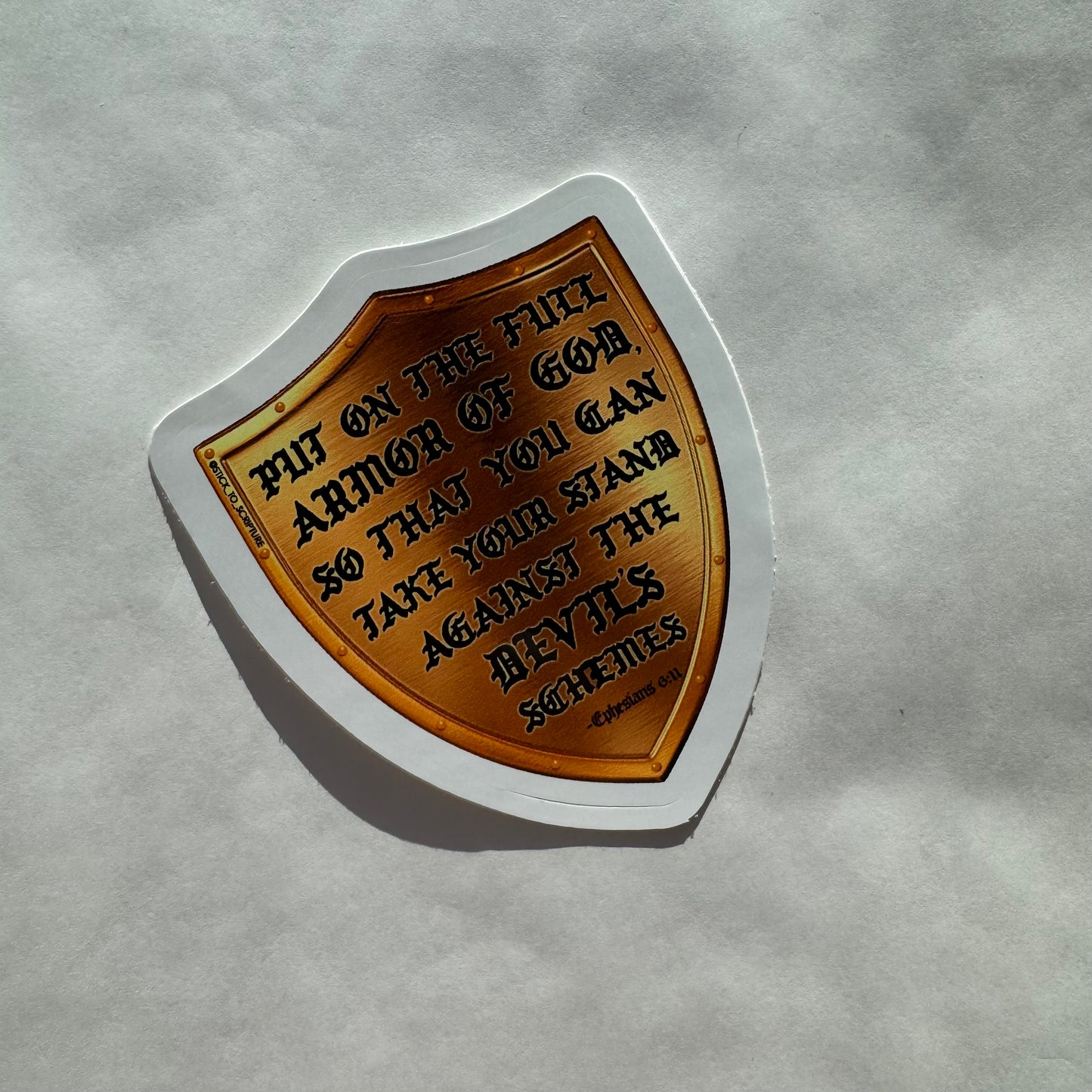 Armor of God - Ephesians 6:11 - Sticker
