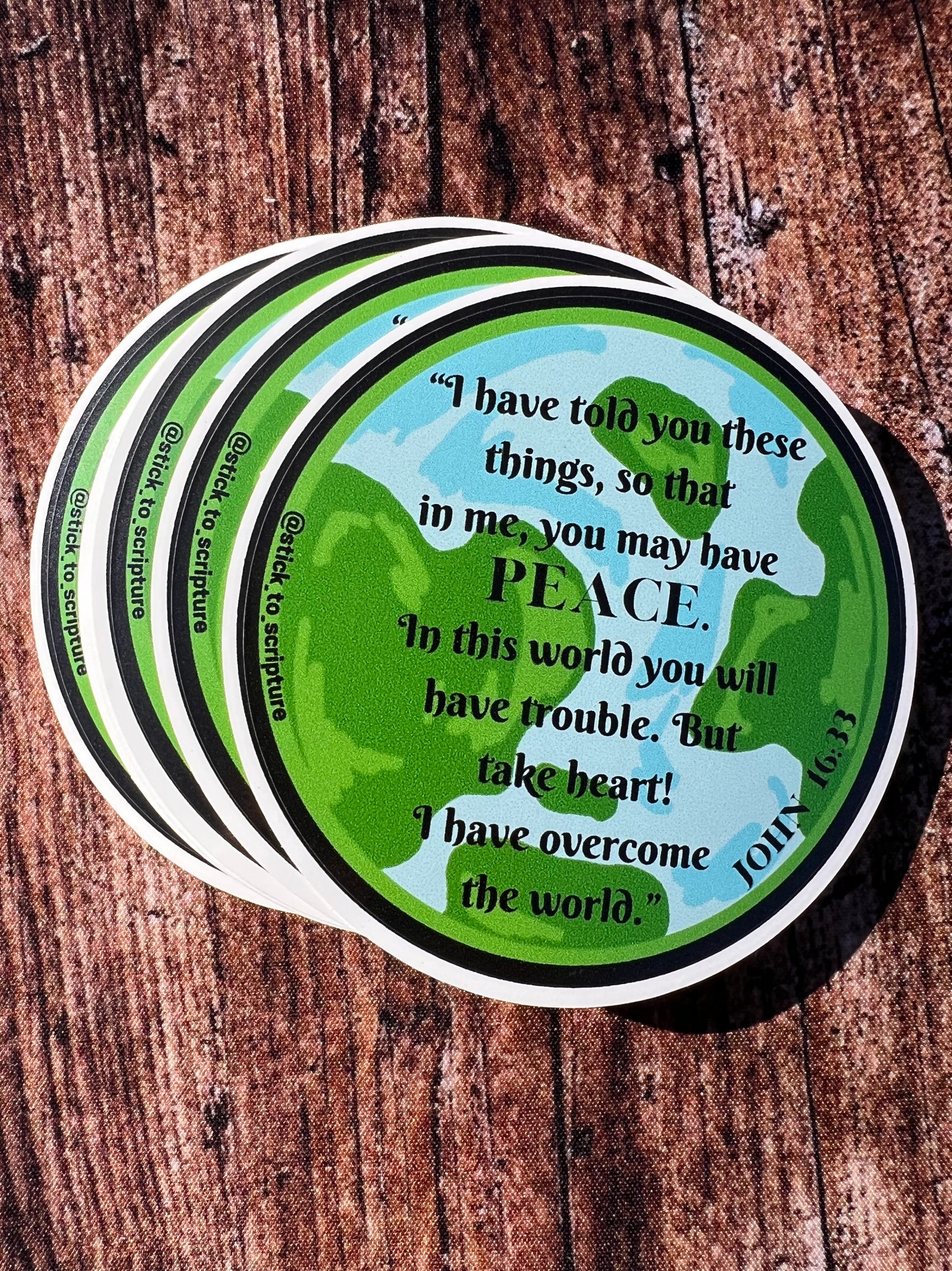 Overcomer - John 16:33 - Sticker